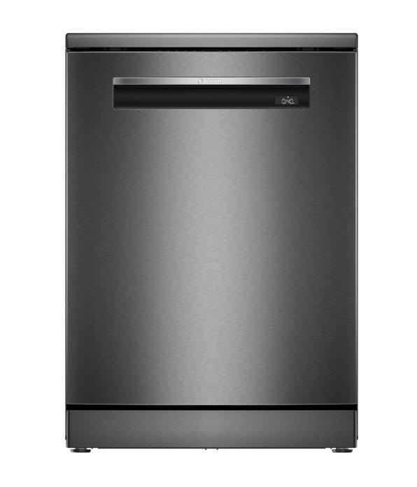 Bosch Series 6, Free-standing Dishwasher, 14 Place, 6 Programs, Brushed Black Steel