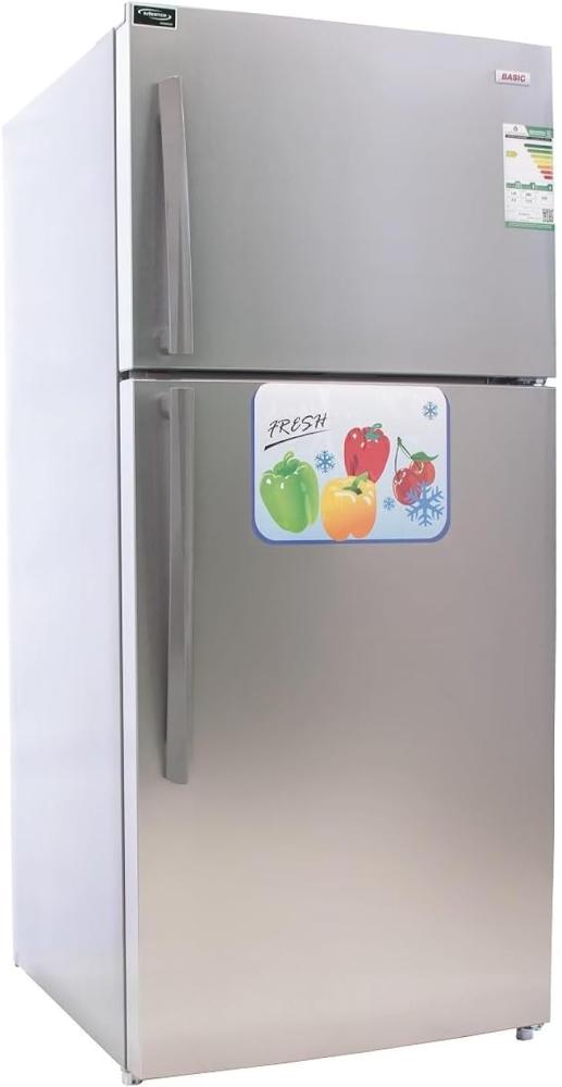 Basic 2-Door Refrigerator 18.2 cu ft, 515 L, Steel