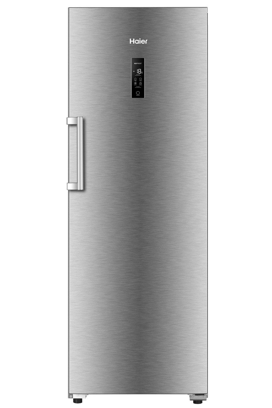 Haier Upright Freezer, 9.3 Cu.ft., 262 Ltrs, Inverter Compressor, Silver