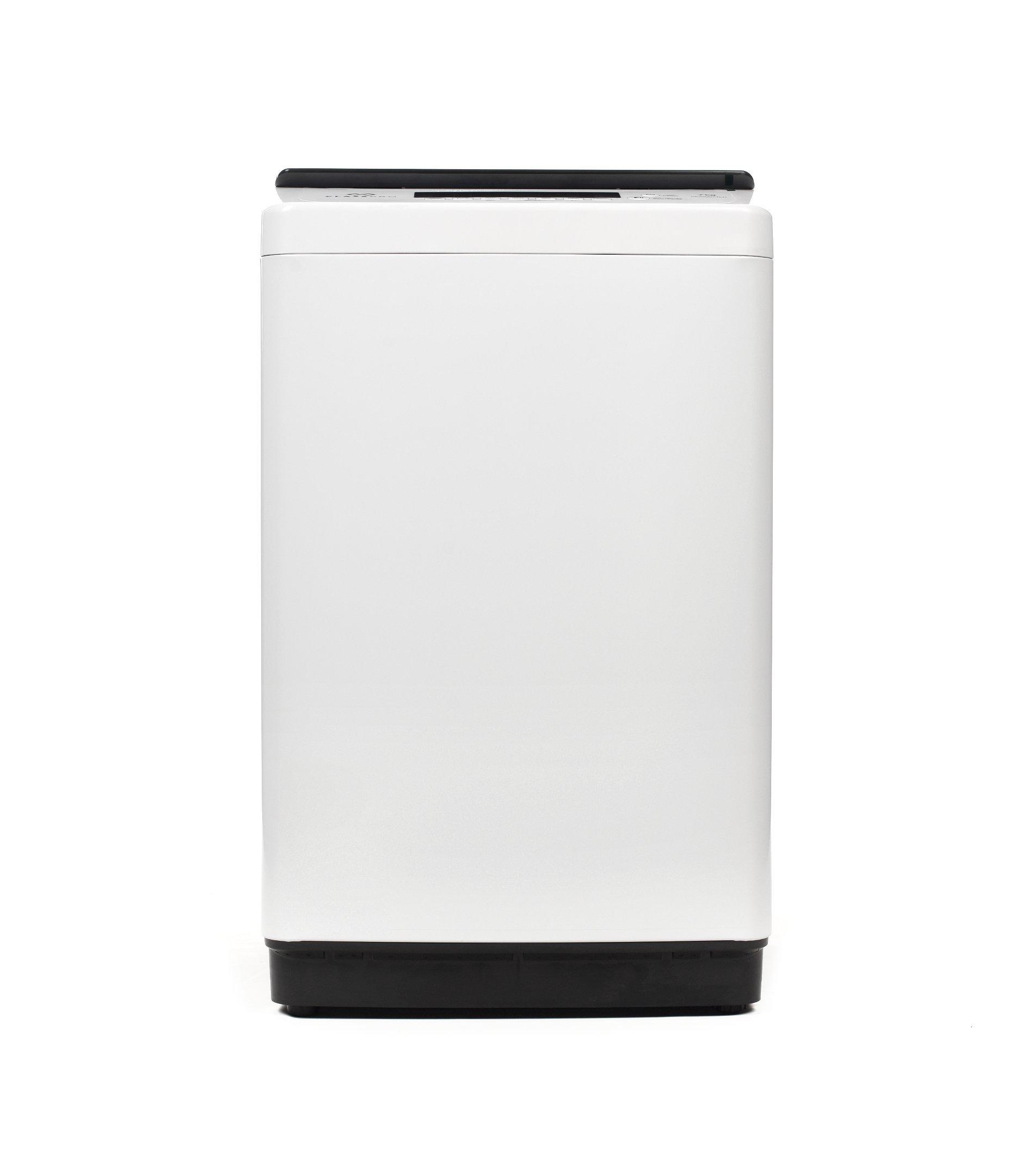 ClassPro Top Load Washing Machine, 7kg,Tempered Glass Lid, LED Display, White