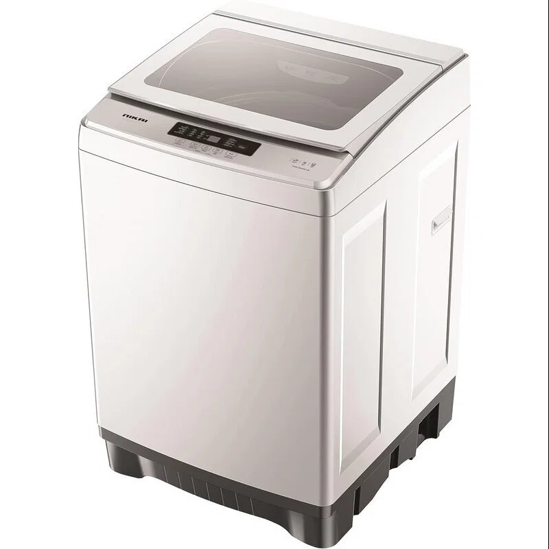 NIKAI Washing Machine TOP LOADING 11 KG, 8 PROGRAMS, 600 RPM, Light Gray