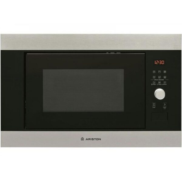 Ariston Built-in Microwave Oven With Grill – 25 Liters – grey – 59.5×40 cm