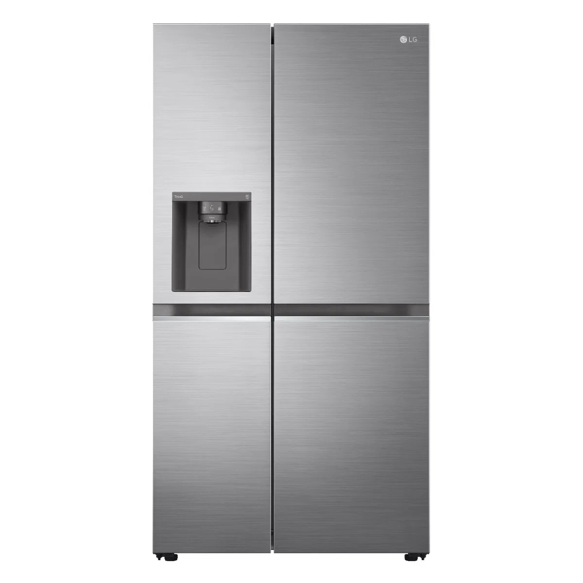 LG - Side-by-Side Refrigerator, 4 Doors, 26.7 cu ft, 756 L, Ice Maker, Door Cooling+, Silver