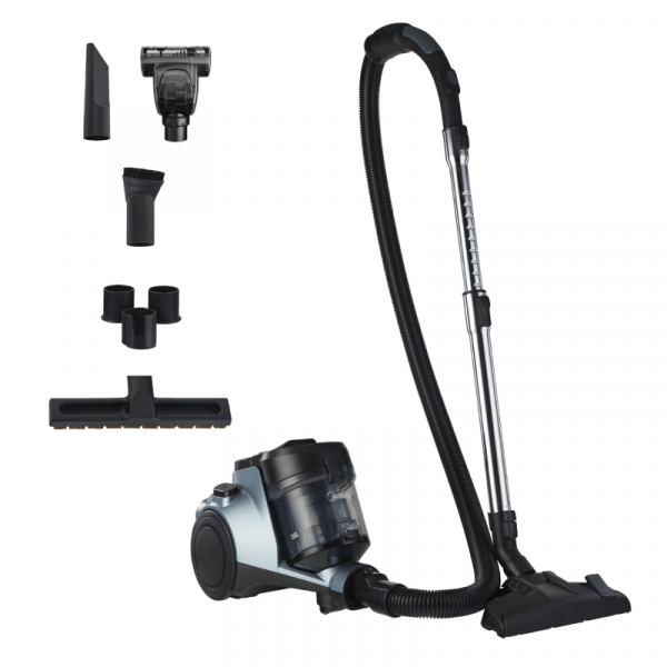Midea Vacuum Cleaner Bagless Corded – 2 L -1800 W – Blue