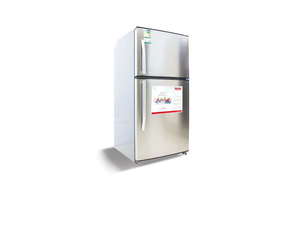 BASIC 2 Doors Refrigerator No frost 21 CUFT 594 Ltr Silver
