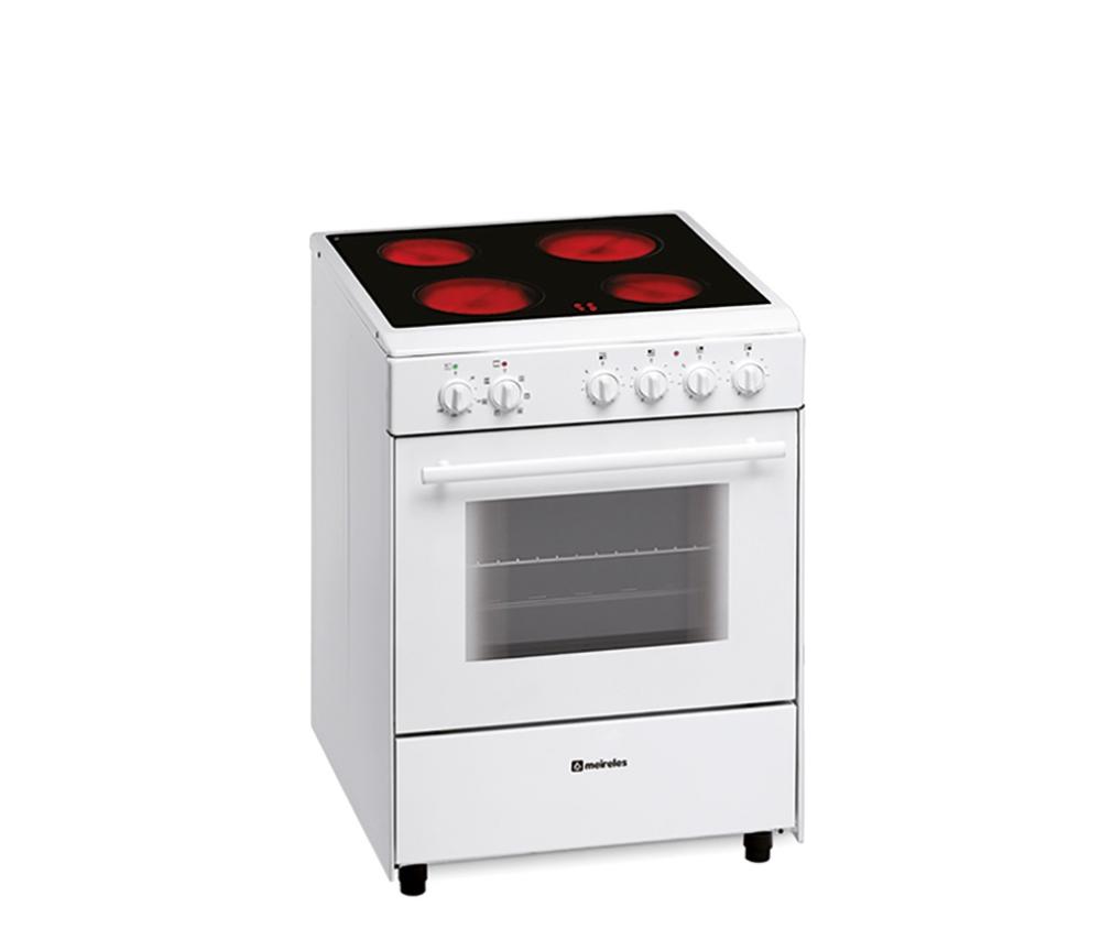 Mirless electric oven, 4 ceramic burners, steel