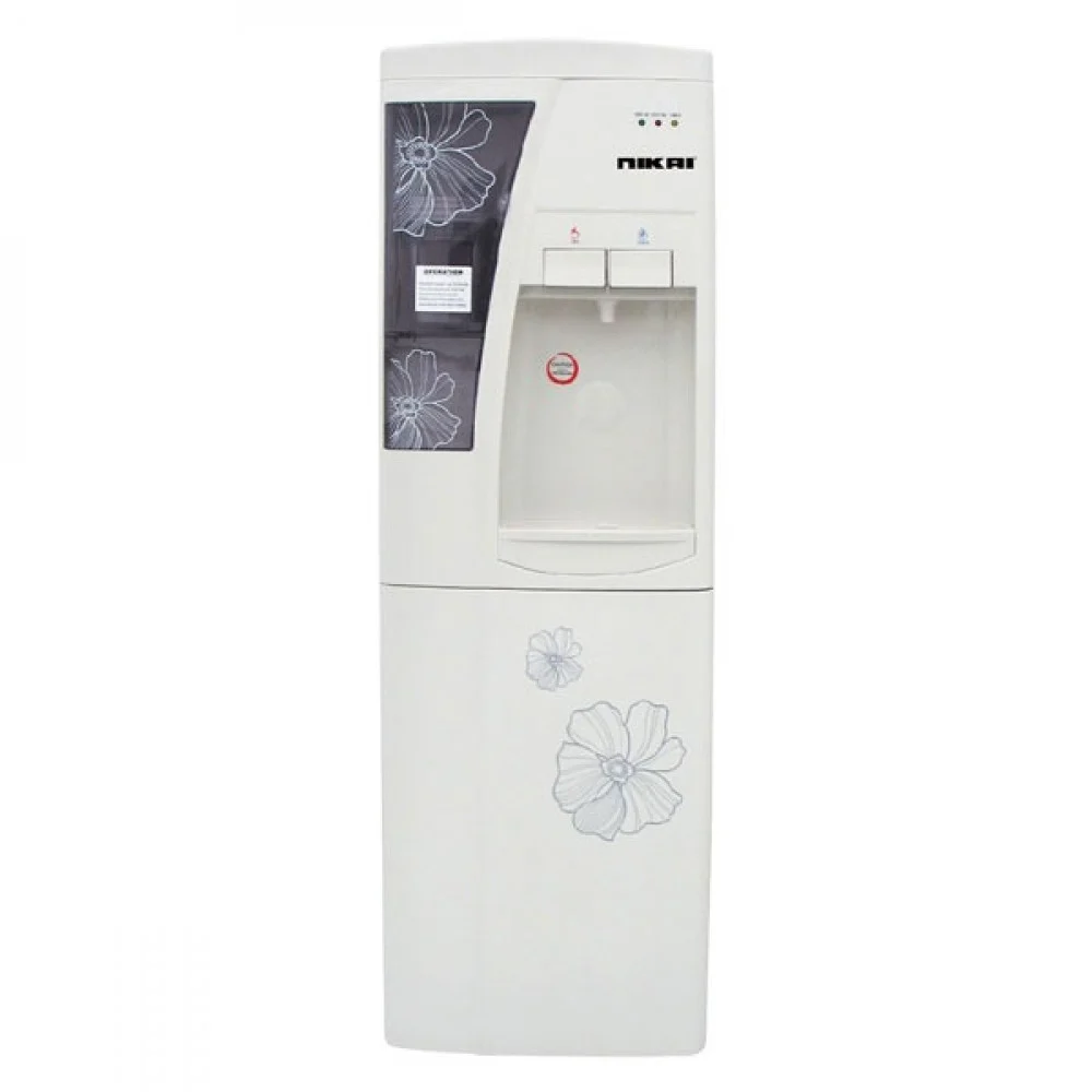 Nikai water dispenser, one hot and cold tap, refrigerator, cup holder