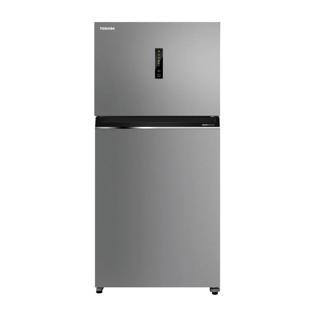 Toshiba Top Mount Refrigerator 2 Door 21.50 Cu Ft 608L Inverter Silver