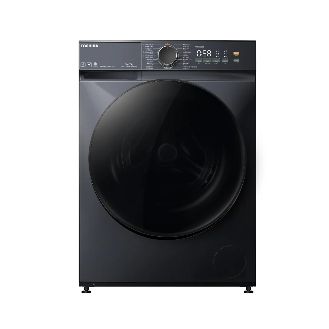 Toshiba Front Load 8kg Washer 6kg Dryer Combo Inverter Morandi Grey