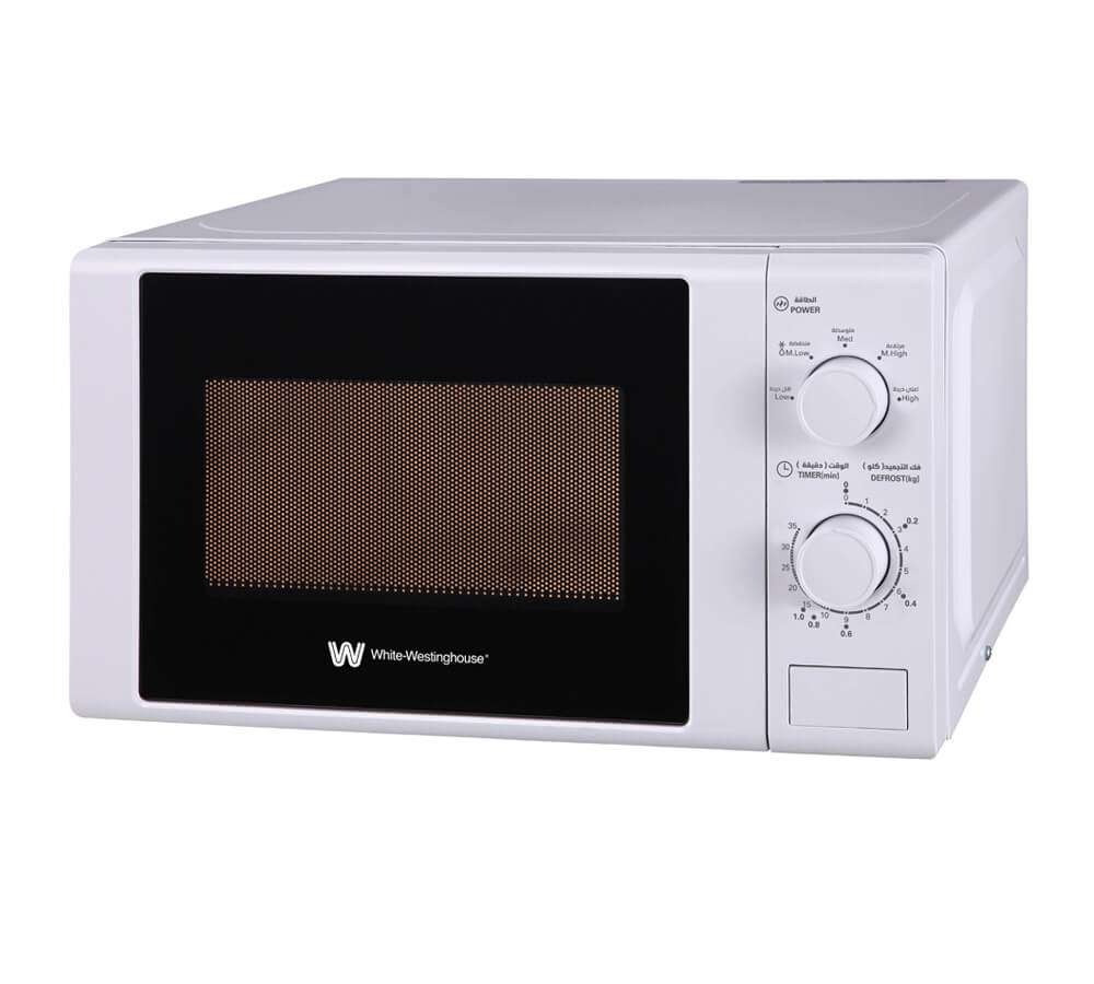 Westinghouse 20L White Microwave, Mechanical Control