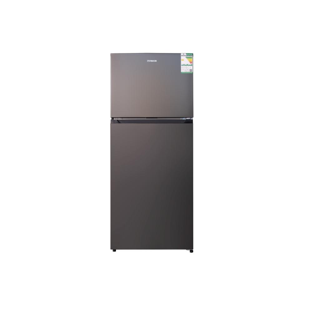Fisher 2-Door Refrigerator, 17.5 cu ft, 494 L, Silver