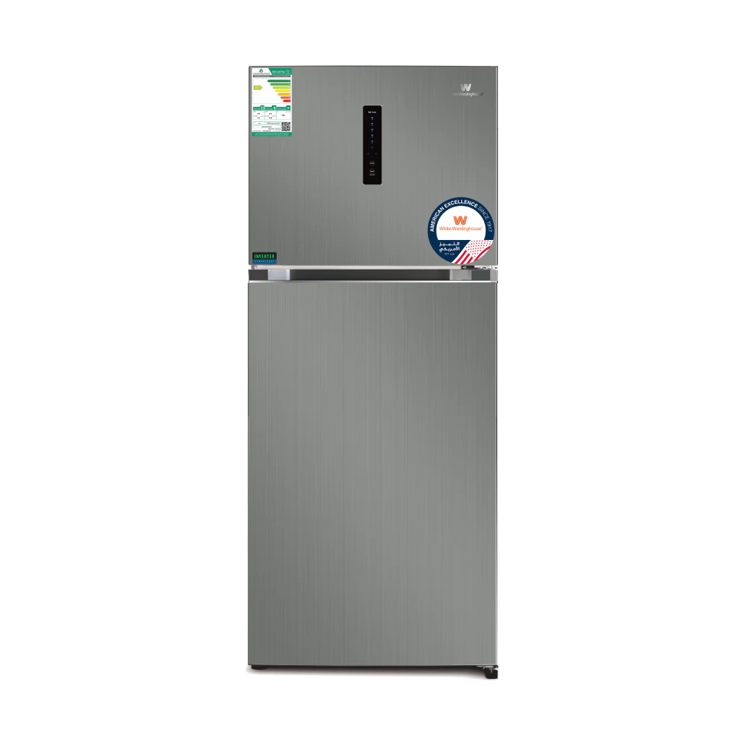 White Westinghouse Refrigerator 2 Door 14.4 Cu. Ft. 410L Inverter Inox