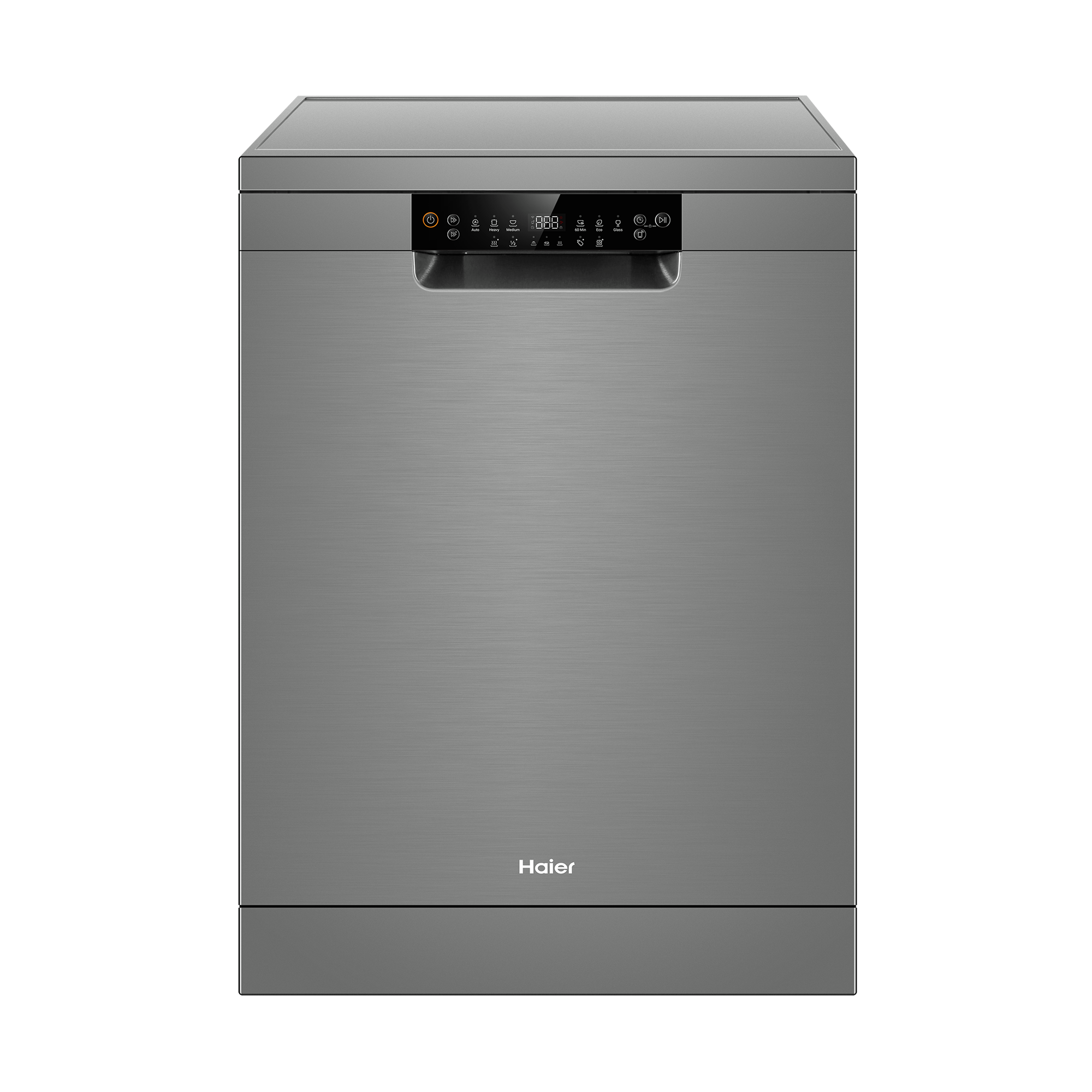 Haier Dishwasher, 16 Place Setting, 6+4 Program, 3 Racks, ABT,Inverter motor,Silver