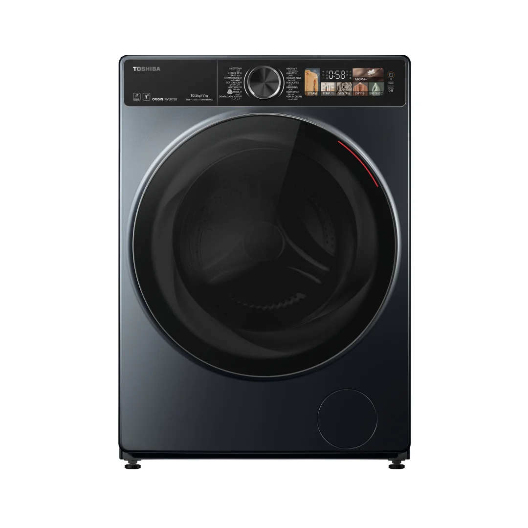 Toshiba Front Load 10.5kg Washer 7kg Dryer Combo Inverter 60Hz Morandi Grey