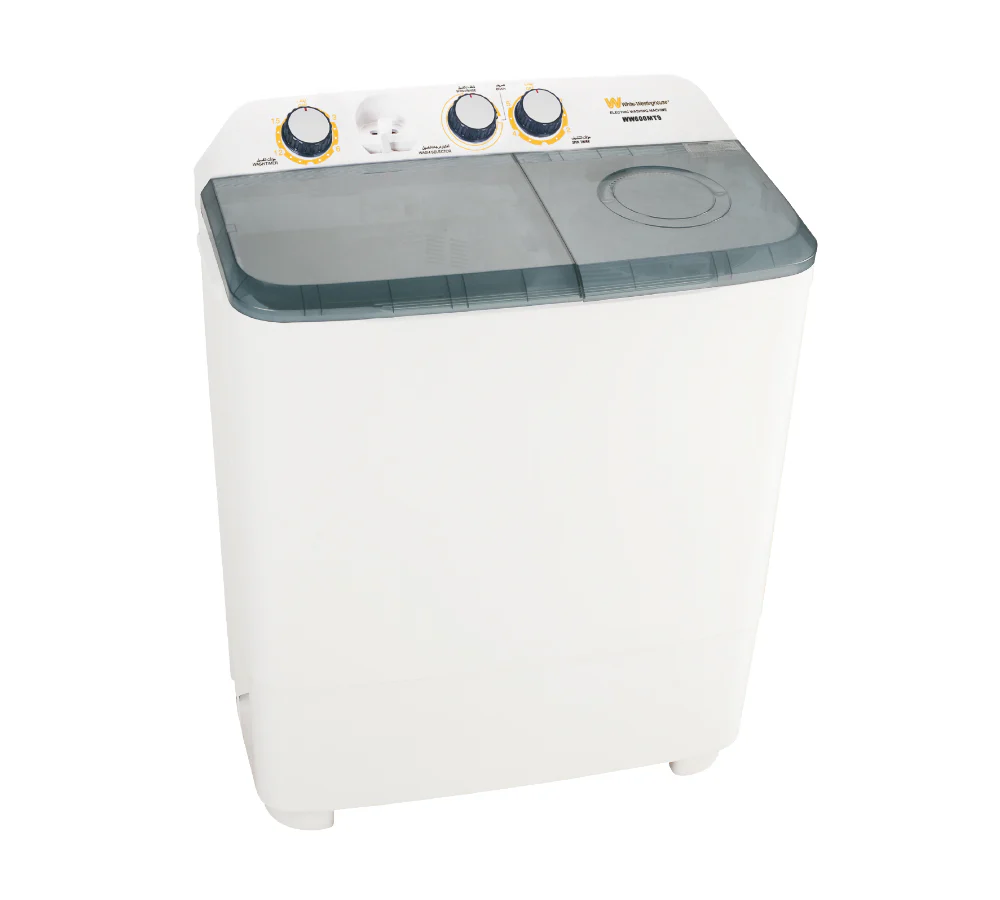 White Westinghouse Twin Tub Washing Machine 6 KG White
