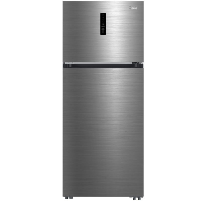 Midea 2-Door Refrigerator, 18.9 cu. ft., 535 L, Silver, Digital Panel
