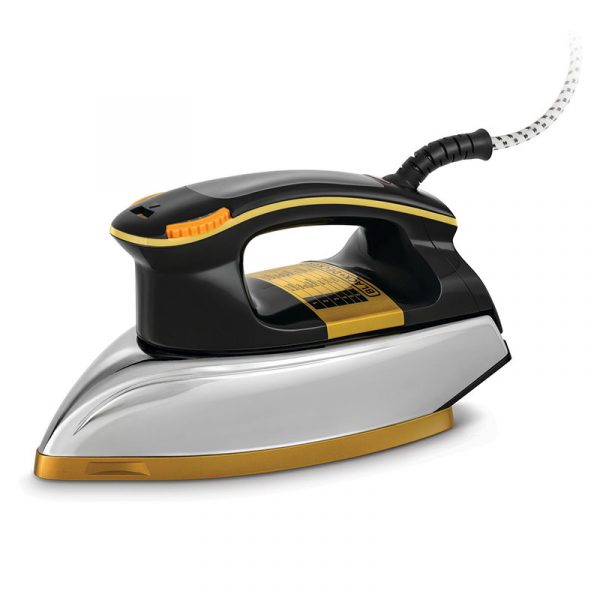 BLACK+DECKER Dry Iron – 1200 W – Black/Gold