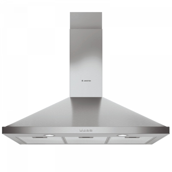 Ariston Free-Standing Chimney Cooker Hood – 3 Speeds – grey