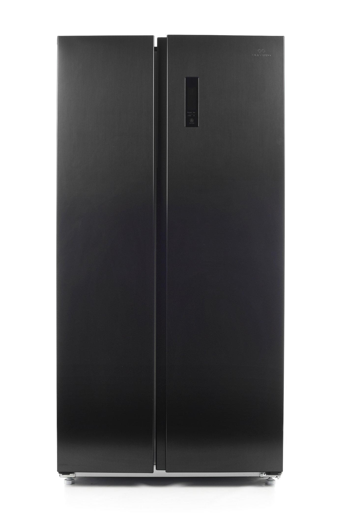 Classpro Side by Side Refrigerator 14.2Cu.ft, Freezer 7.8Cu.ft, Inverter Compressor, Black Inox