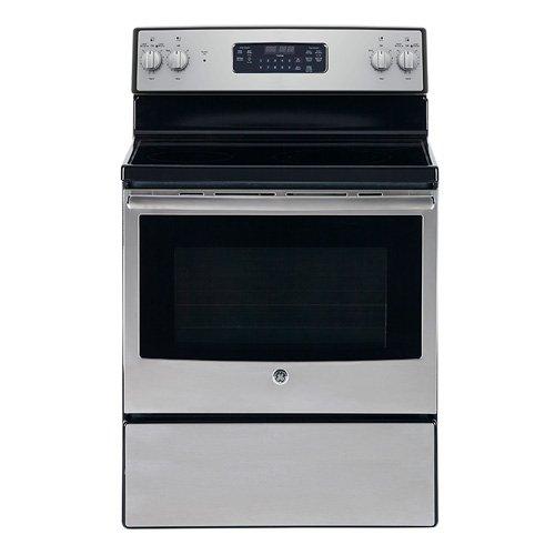 GE Free Standing Electric Range, 30 Inch, 4 Radiant elements, Stainless Steel