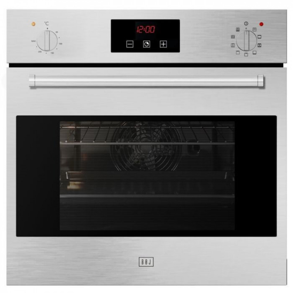 Italian-made built-in electric oven, 60 cm, 9 functions, 65 liters, internal fan