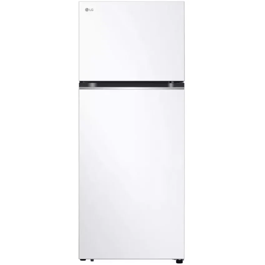 LG - Double Door, 14-foot, 395-liter, Top-Freezer Refrigerator, Fresh 0 Zone Shelf, Smart Inverter, Door Cooling Technology, White