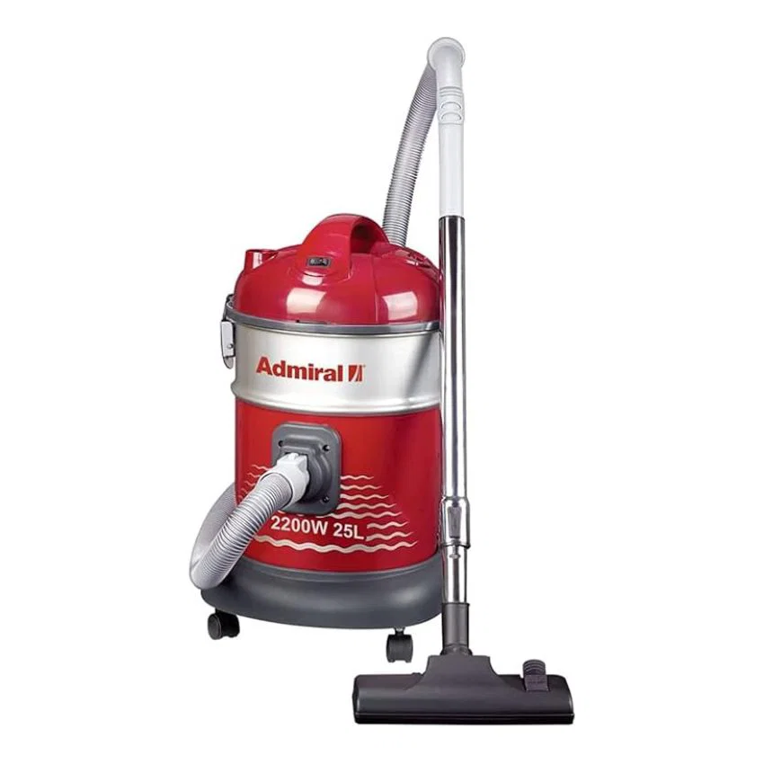Admiral Drum Vacuum High-Powered 2200W 25L Capacity Antibacterial Filter
