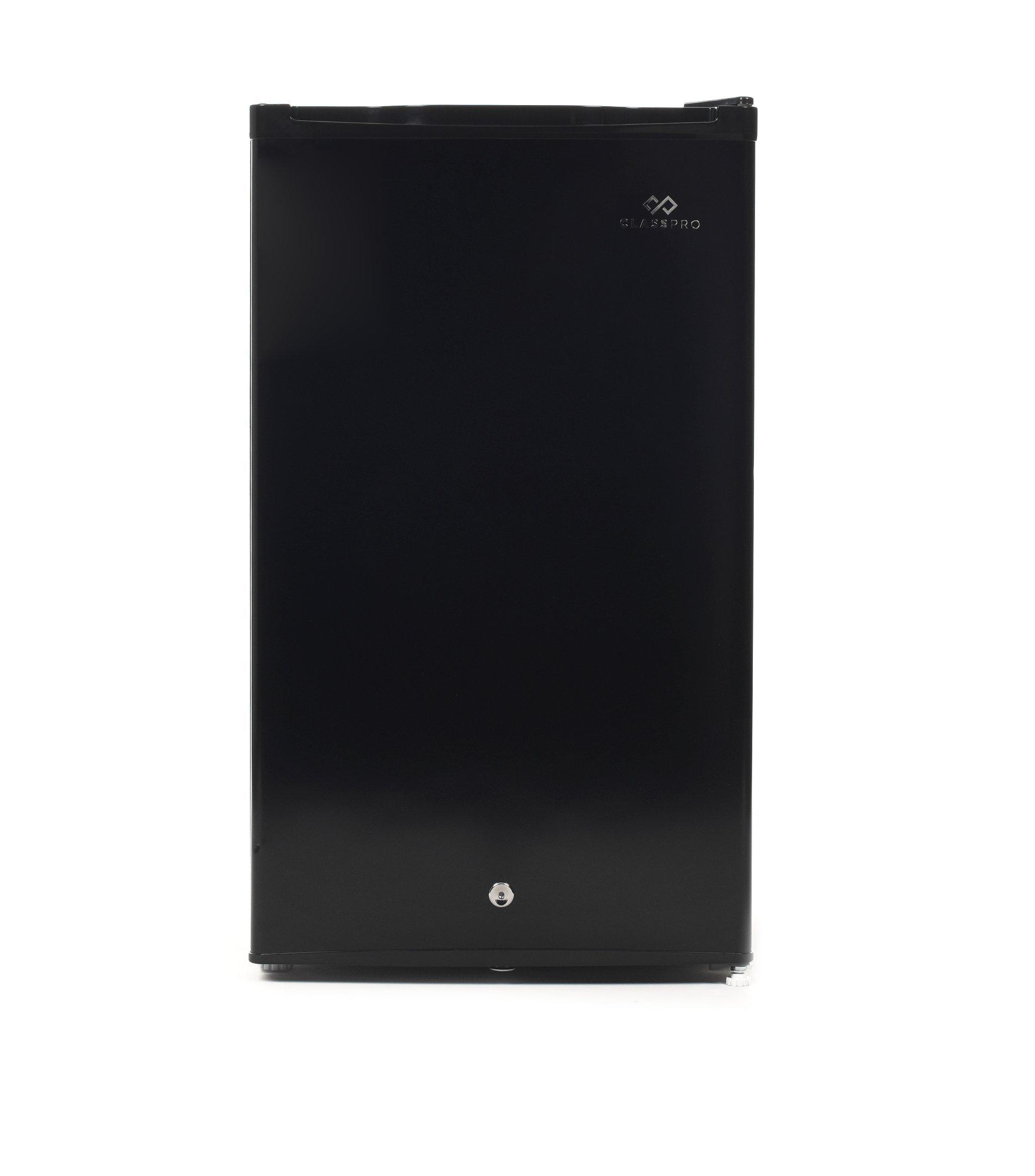 ClassPro Single Door Small Refrigerator, 3.2 Cu.ft, Black