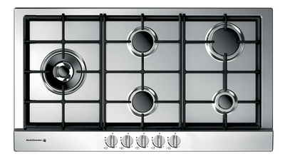 Kelvinator Built In Gas Hobs 5 Burners, 90 Cm, Steel (Italy)
