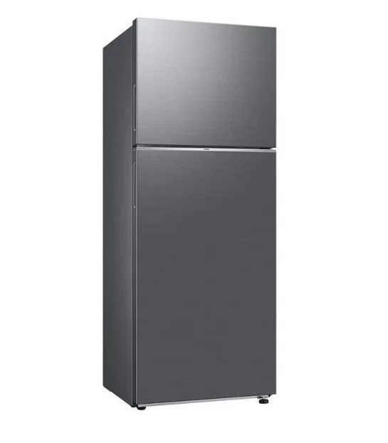 Samsung - 2-Door Refrigerator with Top Freezer, 388-Liter, 13.4-Cubic Feet, SpaceMax, Optimal Fresh+ Shelf, Silver