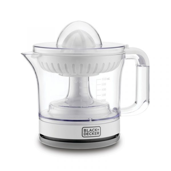 BLACK+DECKER  Juicer- 25 W -600ml-Two Way Spin – White