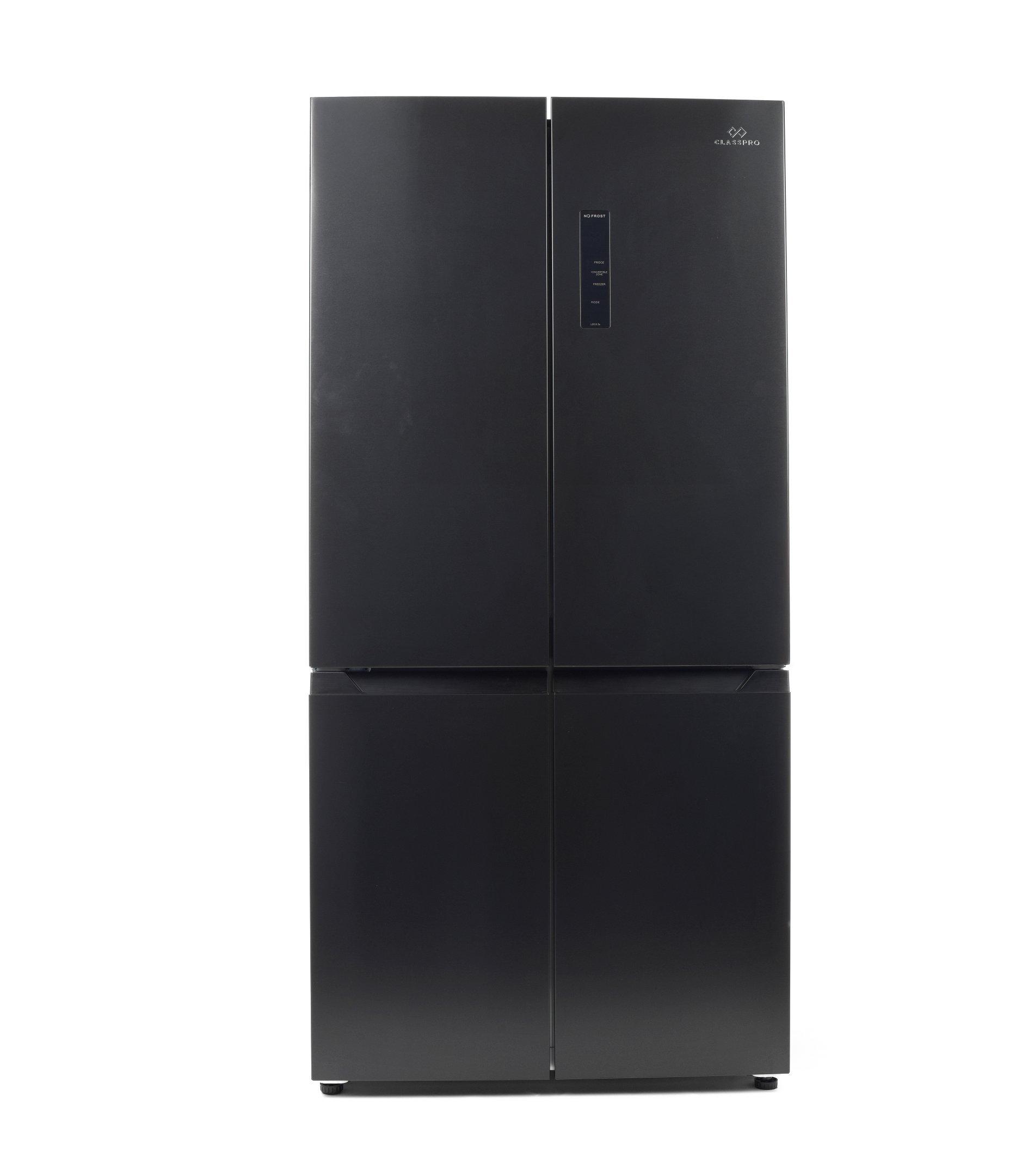 Classpro Side by Side Multi Door Refrigerator 14.9 Cu.ft Freezer 5.4 Cu.ft, Metal Dark Inox
