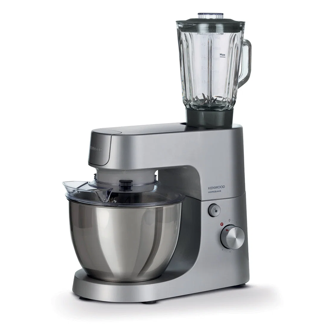 Kenwood Stand Mixer, 1400 Watts, Powerful 5 Liter Kitchen Machine with 6 Speeds and Pulse Function, Grey