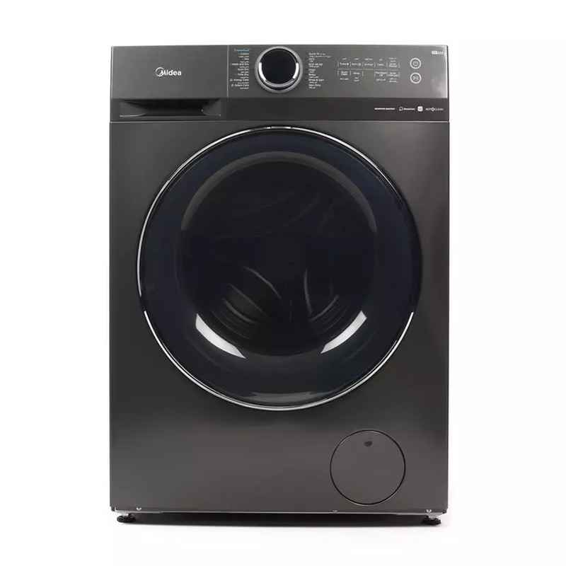 Midea - Automatic Washing Machine, Front Load, 8 kg, 6 kg full Drying, Wi-Fi, Auto Clean, Steam Care Technology, Titanium