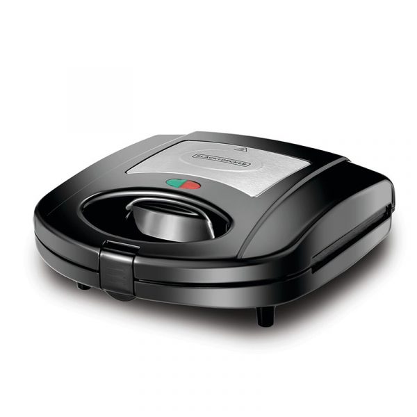 BLACK+DECKER Sandwich Maker – 3 plates – 780 W – Black
