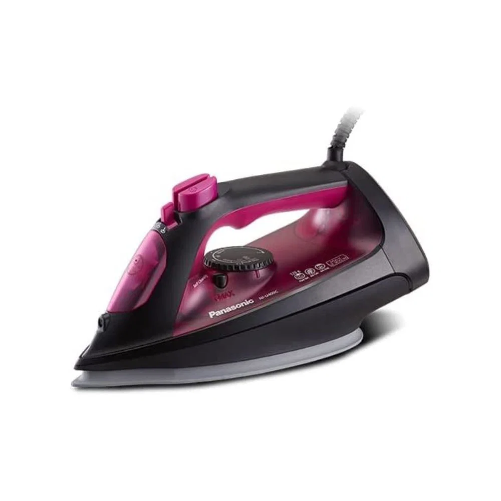 Panasonic Iron, Steam - 2300 W, Anti-Calc, Anti-Drip, Pink