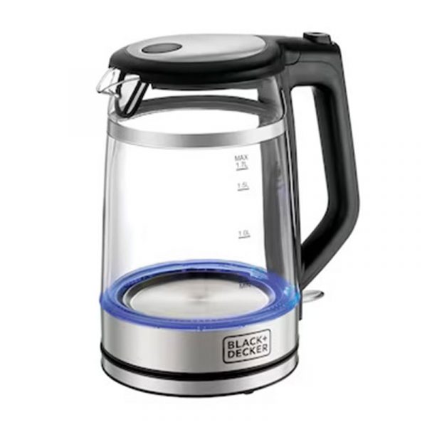 BLACK+DECKER Electric Kettle Cordless  – 1.7 L – 2200 W – Black
