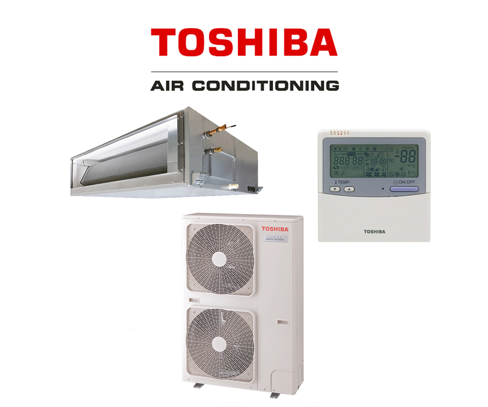 Toshiba 5 Ton Concealed Cooling Air Conditioner, Inverter BTU48400