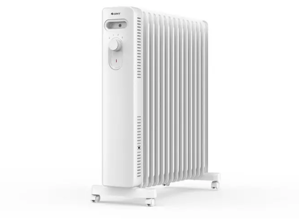 Gree oil heater, 15 fins, 2200 watts, white