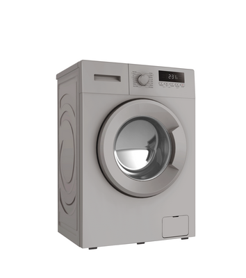 Falcon Automatic Washing Machine Front Load, 8 KG Wash, 16 Program, Silver