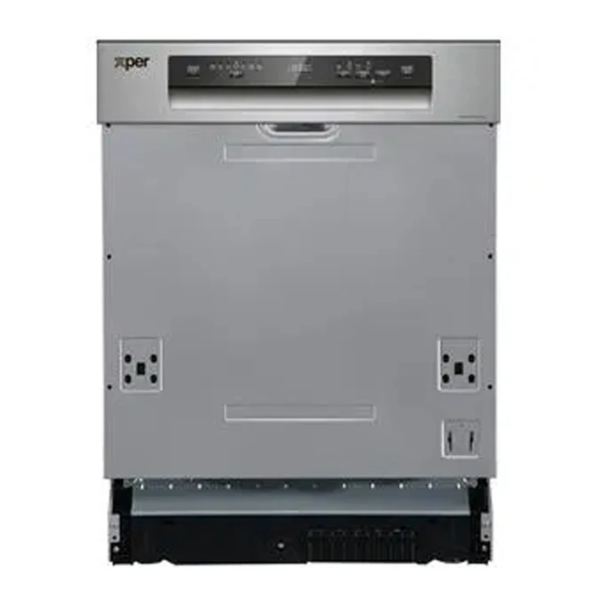 Xper Semi Integrated Built-In Dishwasher 14 Places, 7 Programs, Silver