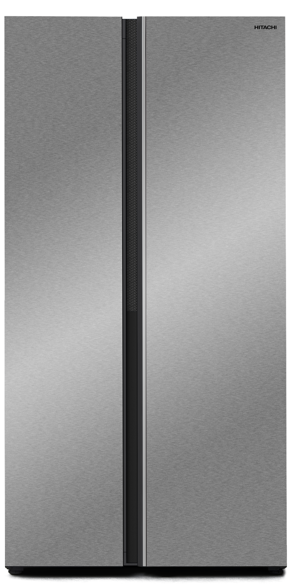 Hitachi, Side By Side Refrigerator, 14.5Cu.ft, Freezer 8.7Cu.ft,  Mettal Inox (Sky Line)