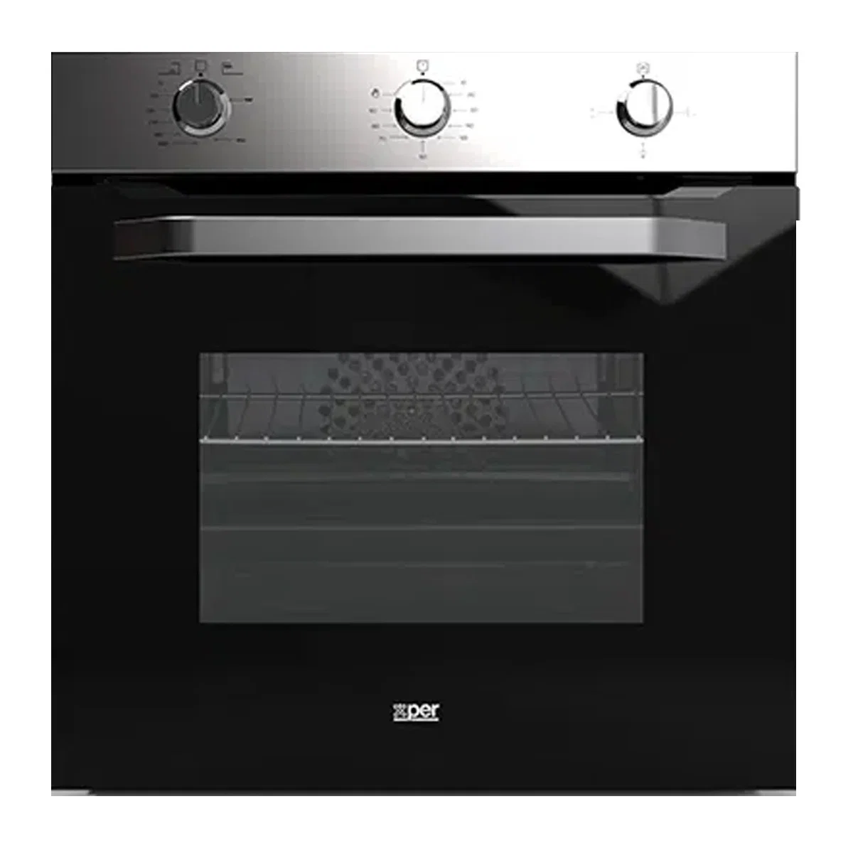Xper Built-in Gas oven, 59 cm, Turkish steel