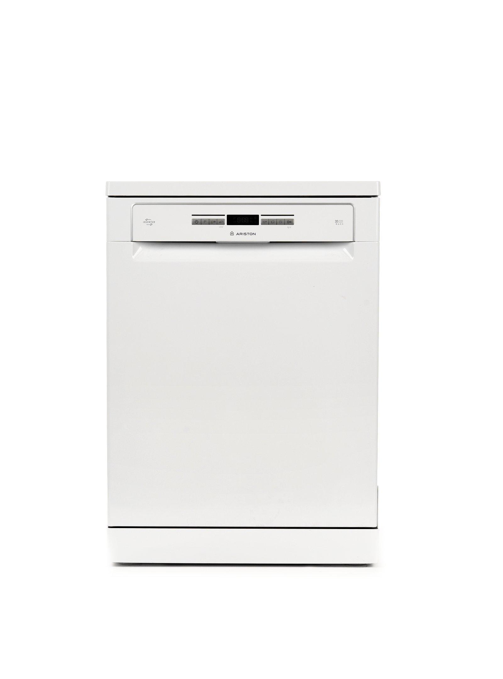 Ariston Dishwasher 10 Program,15 Place Setting, Inverter, White