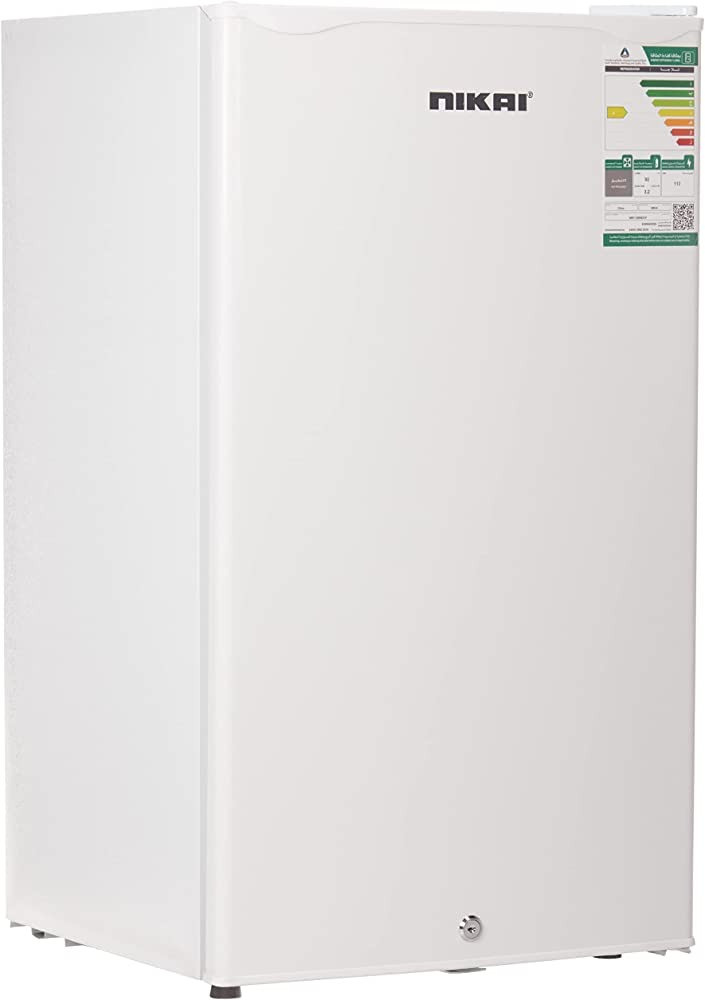Nikai single-door refrigerator, 3 cubic feet, 85 liters, white