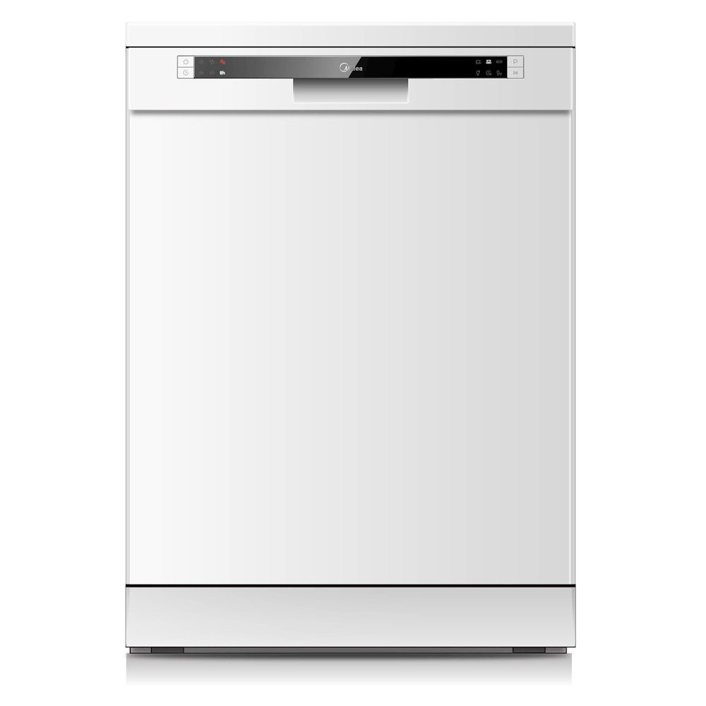 Midea Dishwasher, 12 Place Settings, 6 Programs, White