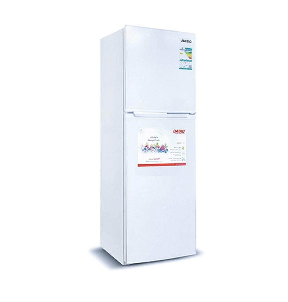Basic 2-Door Refrigerator 7.4 cu ft, 211 L, White, Ice