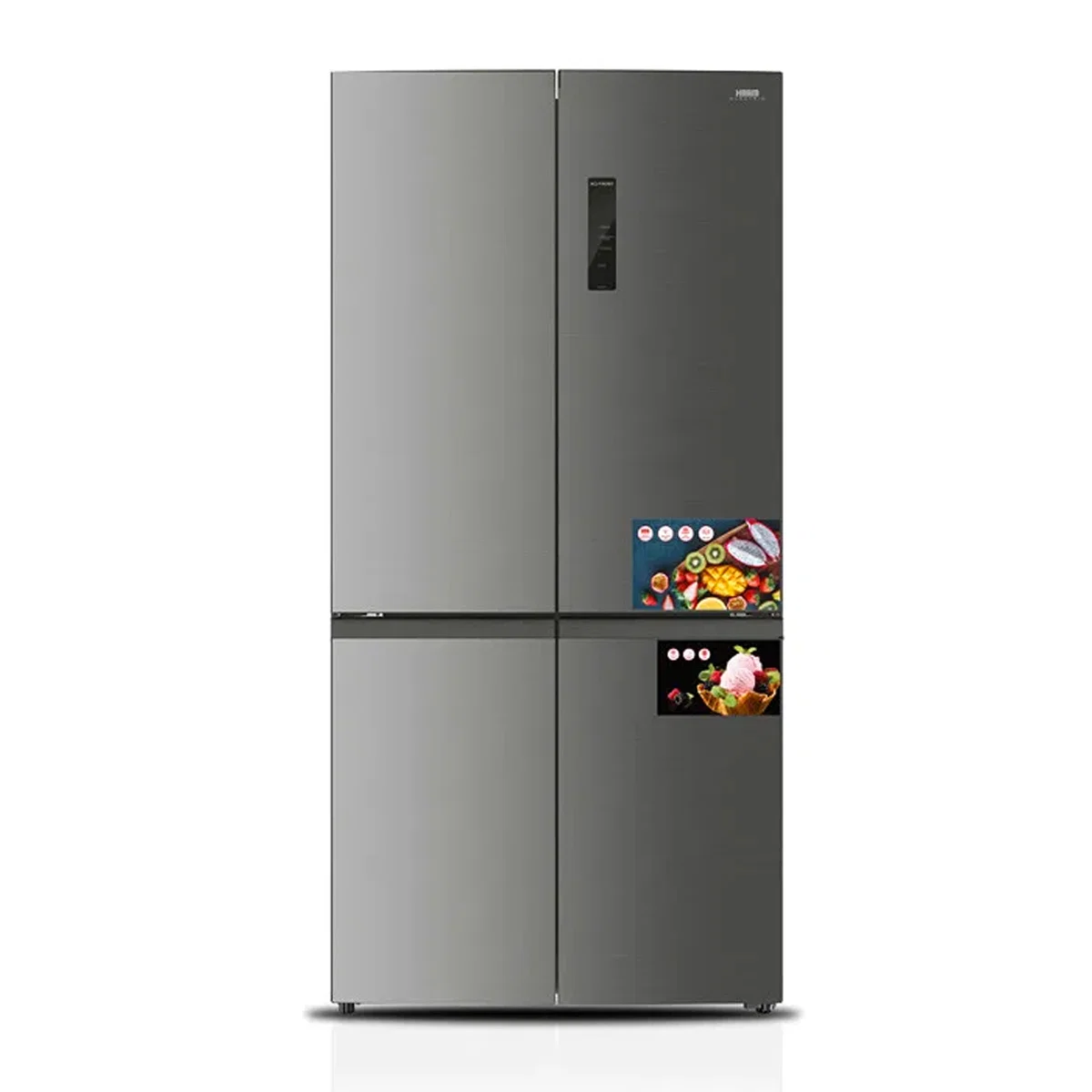 Haam refrigerator, 4 doors, steel, 18.08 cu.ft, inverter