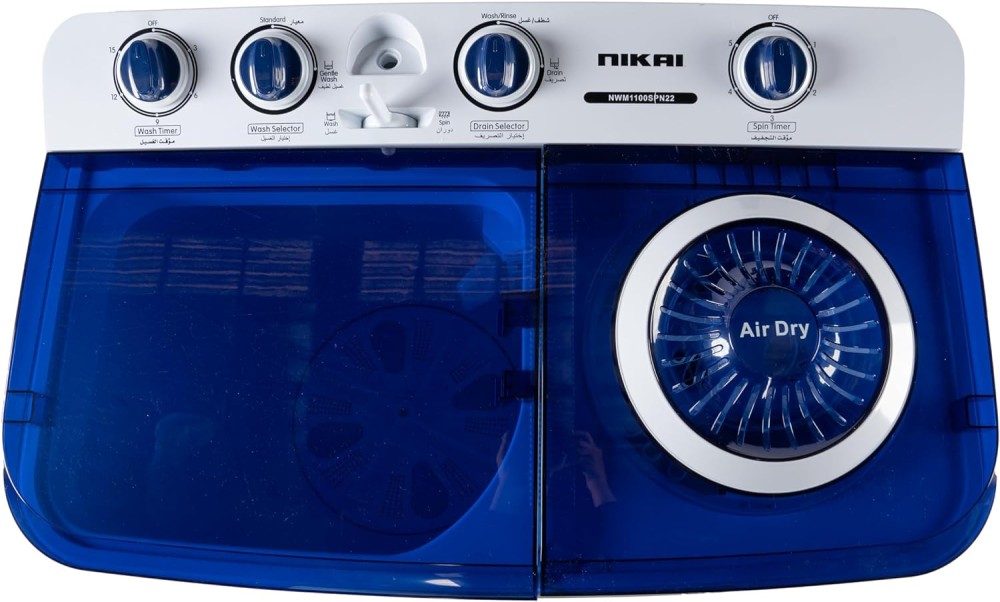 Nikai 10kg Twin Tub Washing Machine