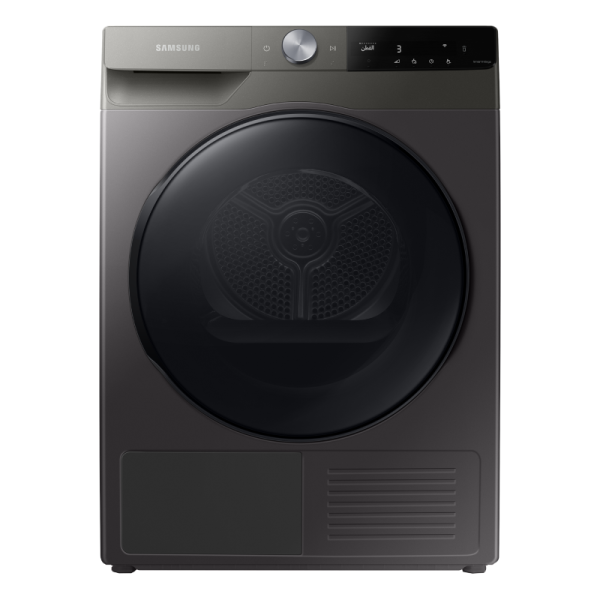 Samsung Dryer Front Load – Heat Pump – 8kg – 17 Programs – Inox Silver